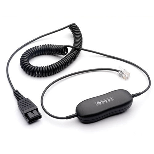 Jabra GN 1200 CC 2m Coiled QD to Mod Plug