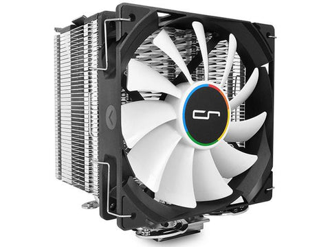 Single Tower Heatsink Air Cooler with 1 x QF120 120mm Fan | for Intel and AMD | H7