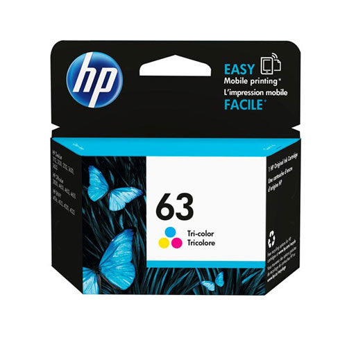 HP 63 Tri-Color Ink Cartridge F6U61AA