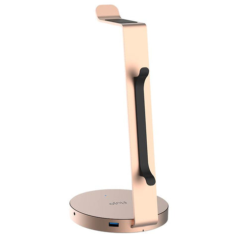 Flujo AH-2-C Headphone Stand with USB3.0 Hub & Audio