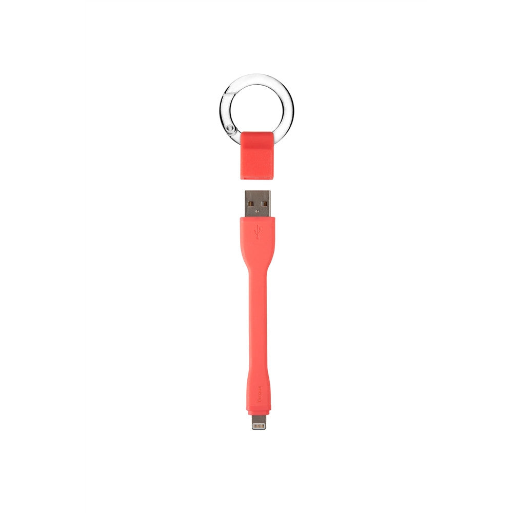 Targus ACC99602AP-50 Ring Buckle Lightning Cable (9cm) - Pink