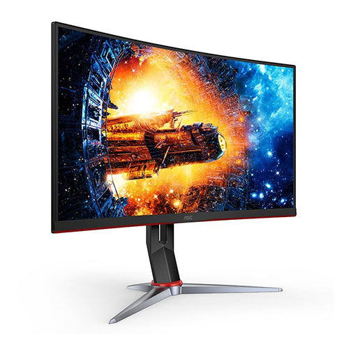 C24G2 23.6-inch Full HD VA 1ms 165Hz Curved Gaming Monitor with Height Adjustment