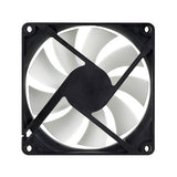 F9 3-Pin 9cm Casing Fan - White w/Black Frame