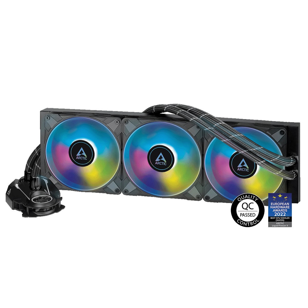 ARCTIC Liquid Freezer II 420mm Multi Compatible All-in-One CPU Water Cooler w/A-RGB - Black