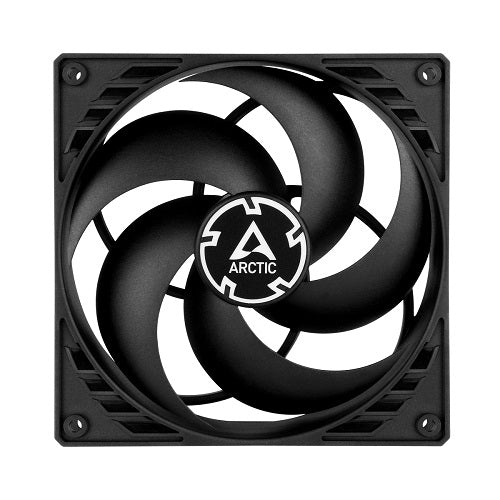 P14 4-Pin 14cm PWM High Static Pressure Casing Fan - Black w/Black Frame