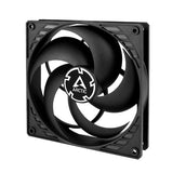 P14 4-Pin 14cm PWM High Static Pressure Casing Fan - Black w/Black Frame