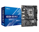 ASRock H610M-HDV M.2 DDR4 mATX Motherboard for LGA 1700 12th Gen Intel Processors