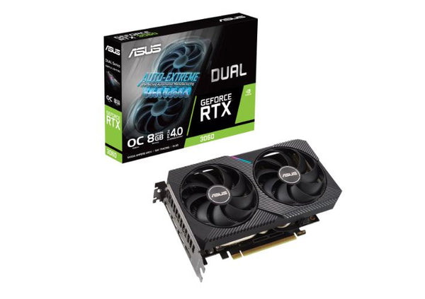 ASUS Dual GeForce RTX 3060 OC Edition 8GB GDDR6 Graphics Card