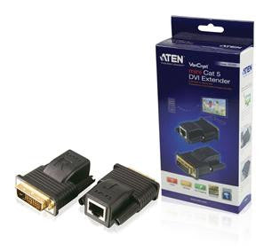 Aten VE066 Mini Cat 5 DVI Extender. 1080p@20m. Non-powered.