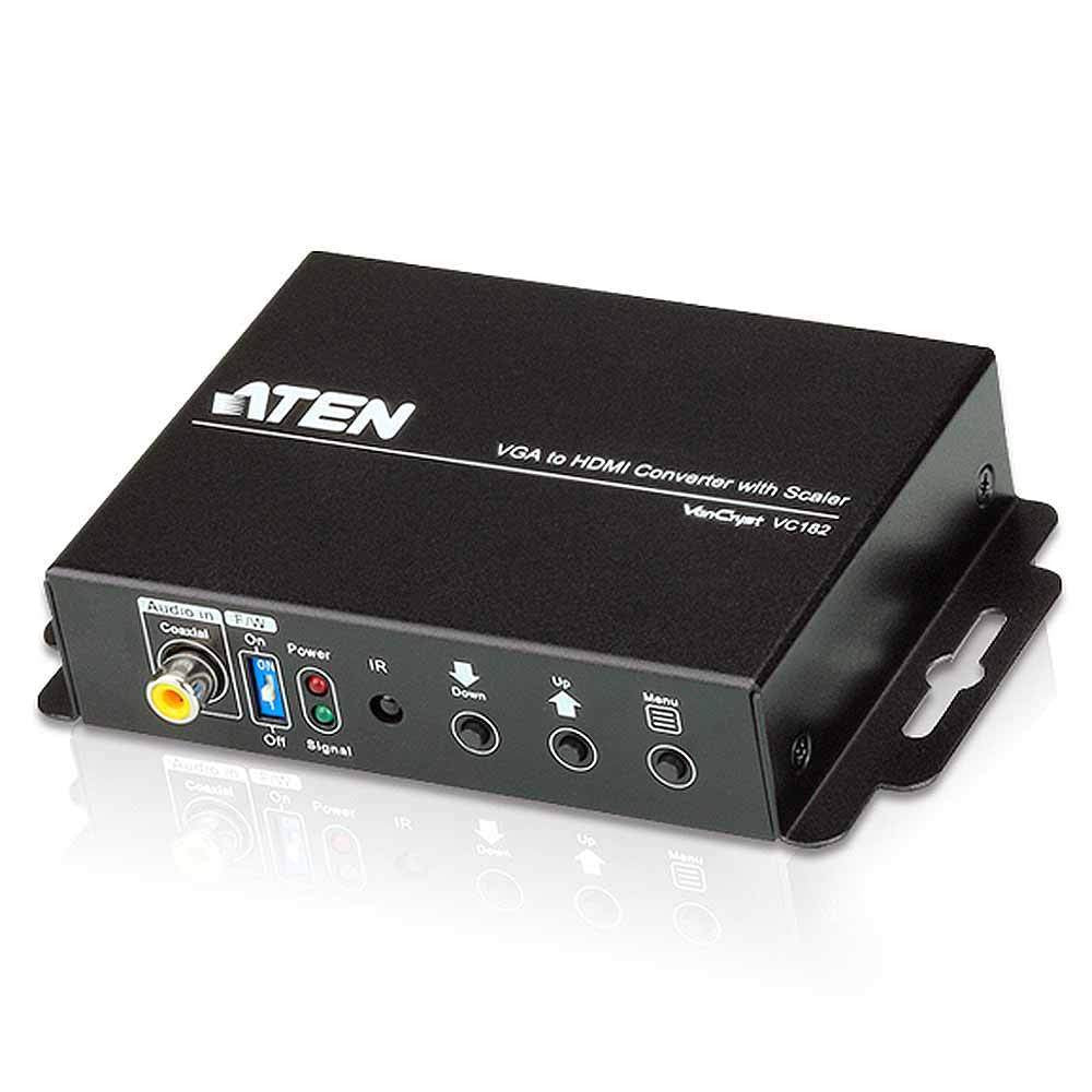 Aten VC182 VGA+Audio to HDMI Converter with Scaler. 1080p. Win&Mac