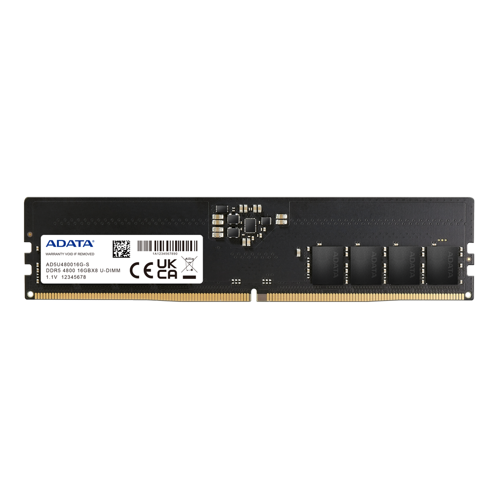 Adata DDR5-4800 CL40 Udimm RAM Memory for PC- 16GB