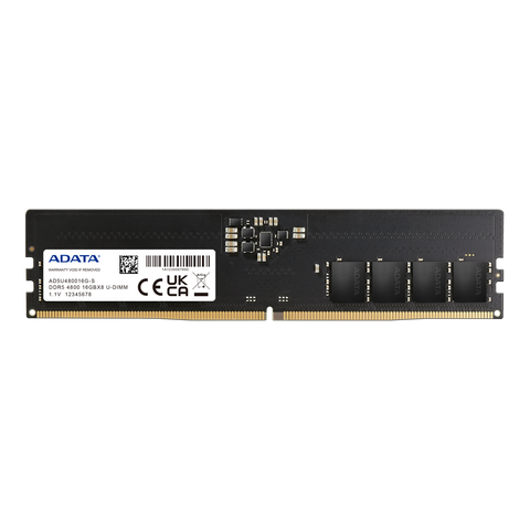 Adata DDR5-4800 CL40 Udimm RAM Memory for PC- 16GB