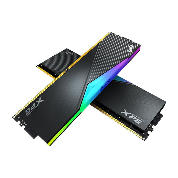 Adata XPG LANCER RGB DDR5 Desktop Memory 32GB KIT (2x16GB) 6000 MHz CL40-40-40 | RGB w/ Black Heatsink