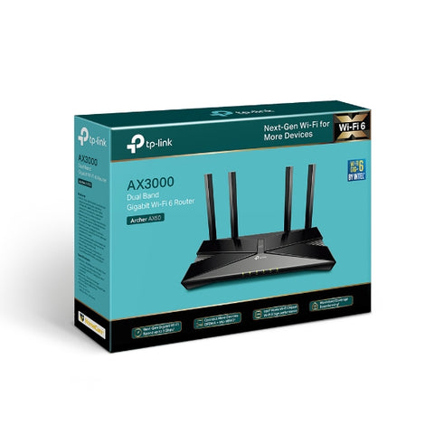 Archer AX50 AX3000 Dual Band Gigabit Wi-Fi 6 Router