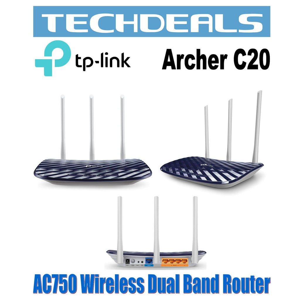 TP-Link Archer C20 AC750 Dual-Band Wi-Fi Router