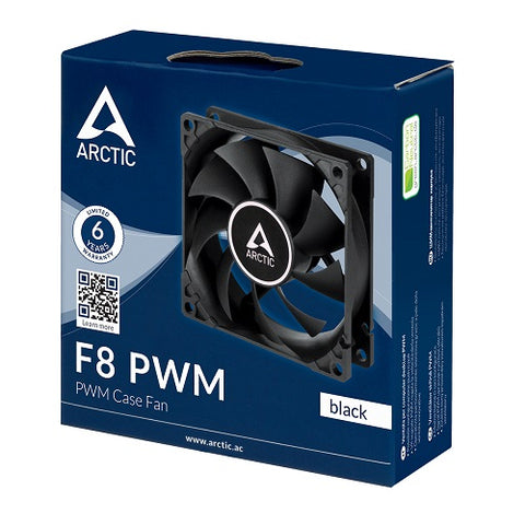 Arctic F8 PWM PST 8cm Case Fan Black