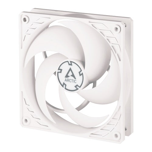 P12 4-Pin 12cm PWM High Static Pressure Casing Fan - White w/White Frame