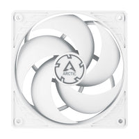 P12 4-Pin 12cm PWM High Static Pressure Casing Fan - White w/White Frame