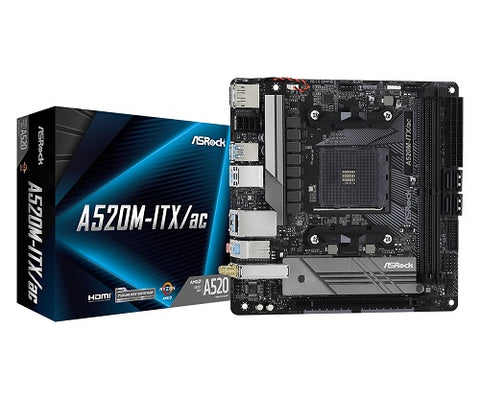 A520M-ITX/ac AMD Socket AM4 mITX Motherboard