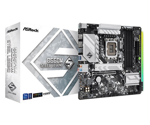 Asrock B660M Steel Legend DDR4 Intel LGA1700 M-ATX Motherboard