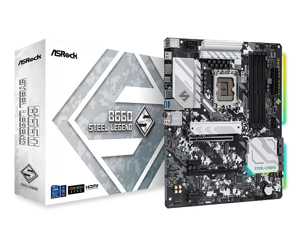 Asrock B660 Steel Legend DDR4 Intel LGA1700 ATX Motherboard