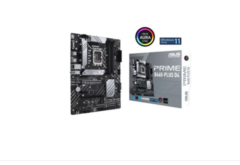 Asus PRIME B660-PLUS D4 ATX Motherboard for LGA 1700 12th Gen Intel Processors