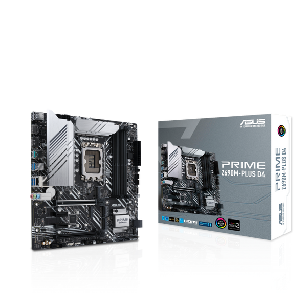 PRIME Z690M-PLUS DDR4 mATX Motherboard for LGA 1700 12th Gen Intel Processors