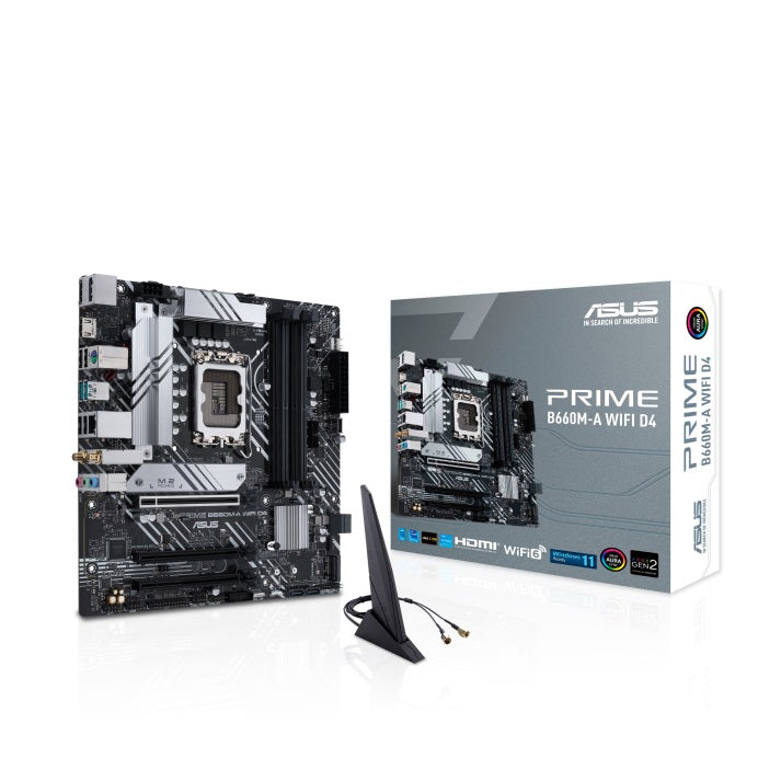 Asus Prime B660M-A WiFi DDR4 LGA1700 mATX Motherboard