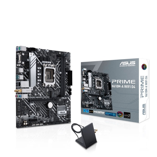 Asus Prime H610M-A WiFi D4 LGA1700 mATX Motherboard