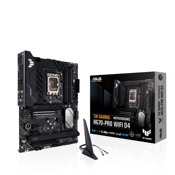 Asus TUF GAMING H670-PRO WIFI D4 ATX Motherboard for LGA 1700 12th Gen Intel Processors