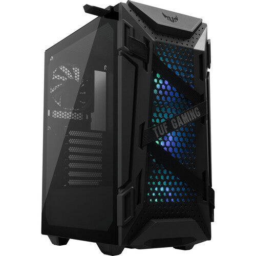 TUF Gaming GT301 ATX Case with TG, 3*120mm AURA ARGB Fans and Headphone Hanger.