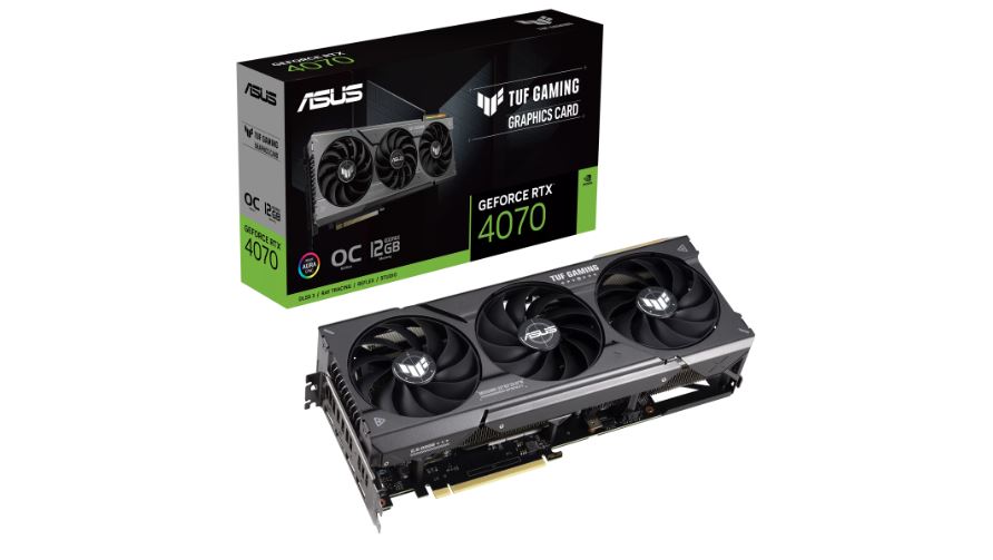 Asus TUF Gaming GeForce RTX 4070 12GB GDDR6X OC Edition Graphics Card