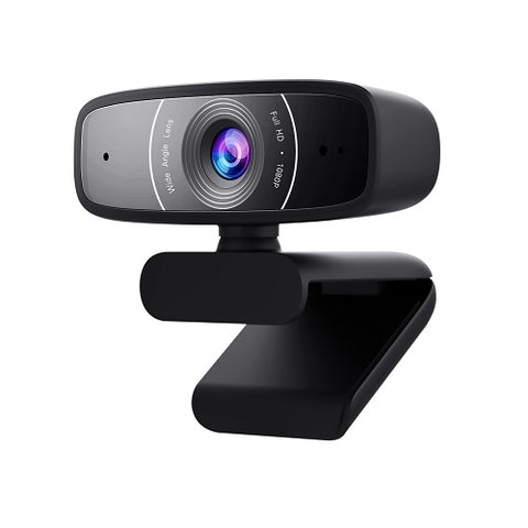 Webcam C3 | 1080p 30 FPS | Beamforming Mic | Adjustable Clip | Skype, Microsoft® Teams, Zoom compatible