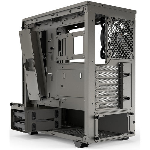 Pure Base 500 ATX Case with TG Side Panel, 2x14cm Pure Wings Fans | Black | White | Grey