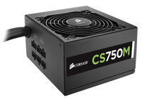 Corsair CS Series™ Modular CS750M - 750 Watt 80 PLUS® Gold Certified PSU (Semi Mod) 3 Yr Wrty