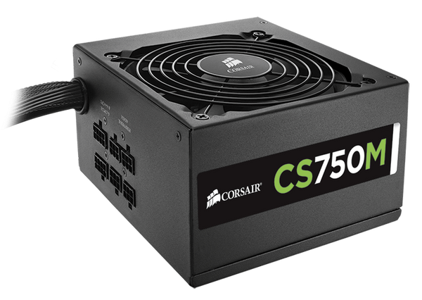 Corsair CS Series™ Modular CS750M - 750 Watt 80 PLUS® Gold Certified PSU (Semi Mod) 3 Yr Wrty