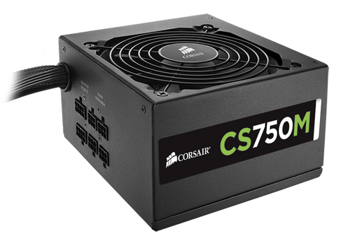 Corsair CS Series™ Modular CS750M - 750 Watt 80 PLUS® Gold Certified PSU (Semi Mod) 3 Yr Wrty