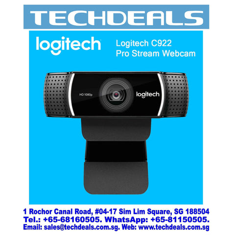 LOGITECH C922 PRO STREAM FULL HD WEBCAM (1Y)