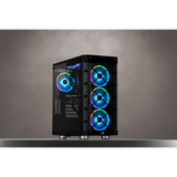 iCUE 465X RGB Tempered Glass Mid-Tower ATX Smart Case - Black / White