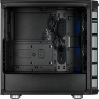 iCUE 465X RGB Tempered Glass Mid-Tower ATX Smart Case - Black / White