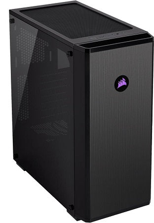 Carbide Series 175R RGB Tempered Glass Gaming Case - Black