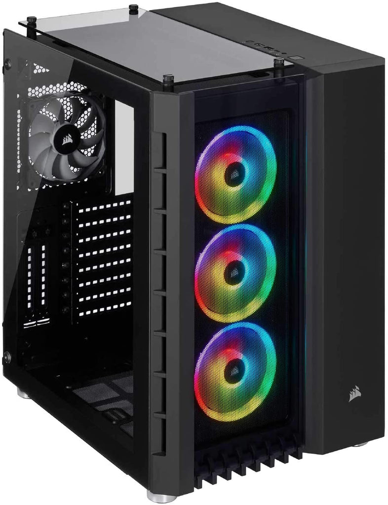 Crystal Series 680X RGB High Airflow Tempered Glass ATX Smart Case -Black