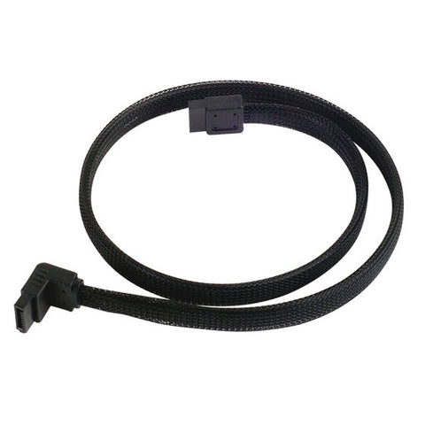 SILVERSTONE SATA III CABLE, 500MM, 90degree