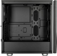 Carbide SPEC-06 RGB Tempered Glass Gaming Case, Black