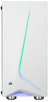 Carbide SPEC-06 RGB Tempered Glass Gaming Case, White