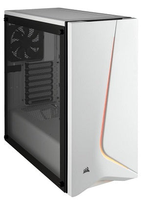 Carbide SPEC-06 RGB Tempered Glass Gaming Case, White