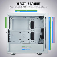 Carbide Series 275R Mid-Tower Gaming Case — White Tempered Glass