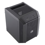 H100 Compact mITX Mesh Case with 200mm ARGB Fan and Built-In Handle
