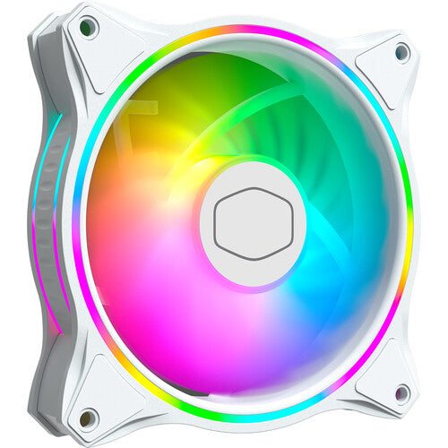 MASTERFAN MF120 HALO ARGB Fan - White
