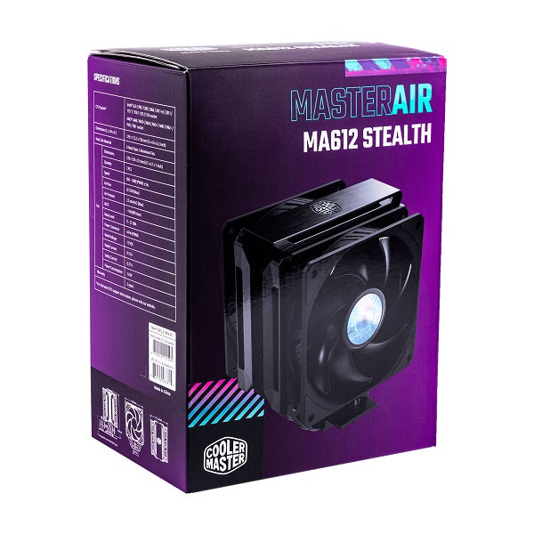 Cooler Master MasterAir MA612 Stealth Air Cooler Black